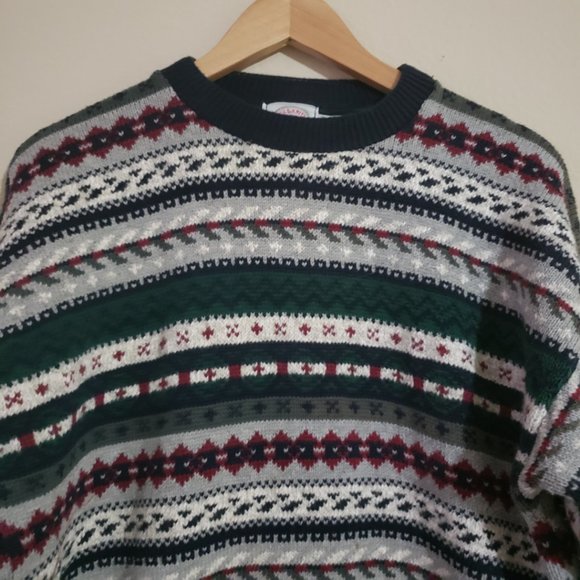 Vintage Cape Isle Knitters Crewneck Sweater L - Picture 4 of 6